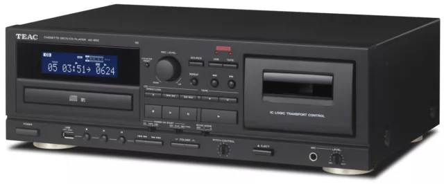 TEAC AD-850 Se CD / Kassetten-Kombination Schwarz 2