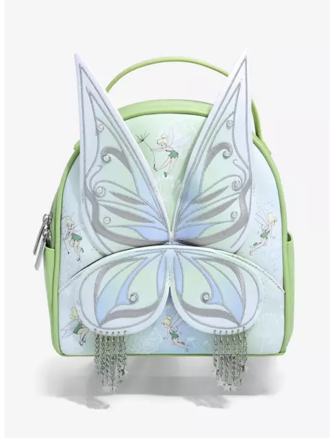 Danielle Nicole Disney Peter Pan Tinker Bell Wings Dangle Mini Backpack NEW!