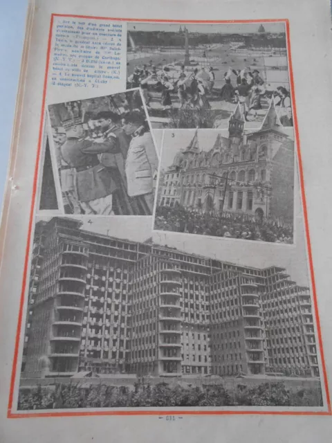 Hotel Parisiens étudiants Suédois concours de danse Hopital Beaujon Clichy 1933