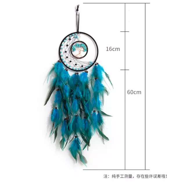 Handmade Tree of Life Dream Catcher Feather Dreamcatcher Home Wall Hanging Decor