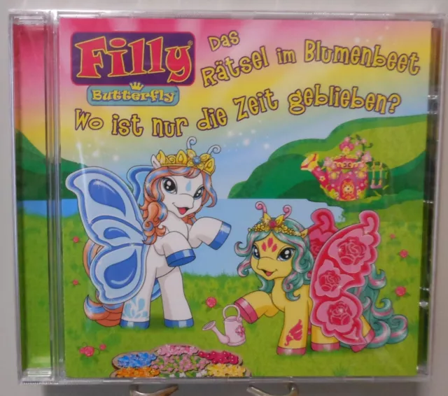 Hörspiel Kinder CD Filly Butterfly Rätsel Blumenbeet Zeit geblieben Einhorn T517
