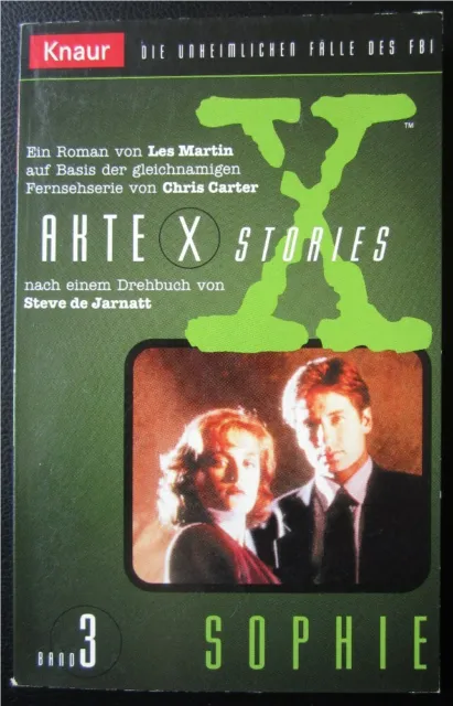 Les Martin AKTE X STORIES Band 3 Sophie, 127 Seiten, 1998, TB