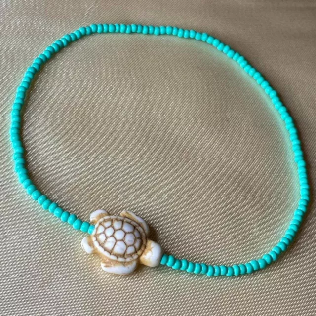 beautiful handmade glass beaded turtle Bracelet 🐢⭐️