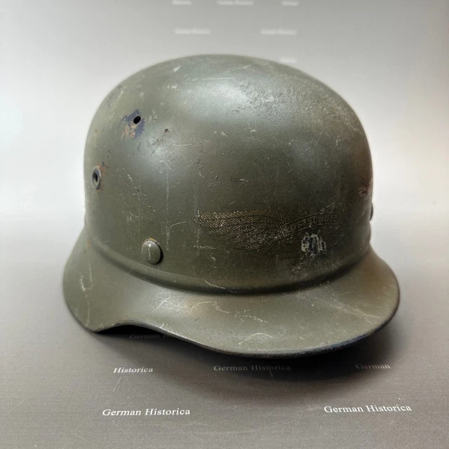 Stahlhelm Wehrmacht M 40 Luftschutz Q 68