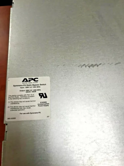 APC Symmetra PX Static Switch SYSW40KF 40KVA