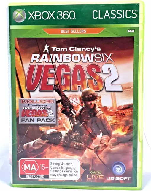 Tom Clancys Rainbow Six Vegas 2 Xbox 360 Video Game