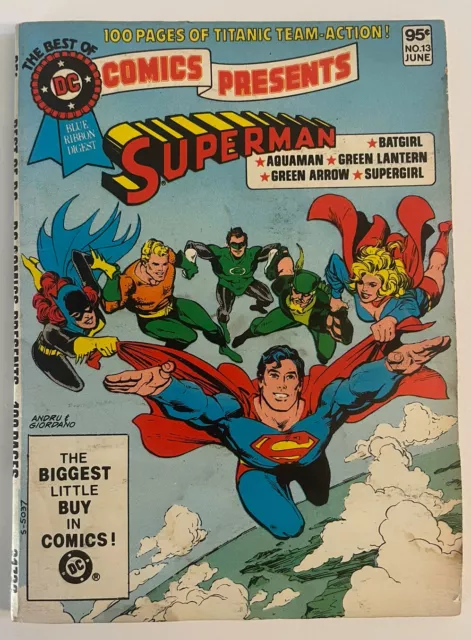 Best of DC Blue Ribbon Digest #13 (1981) Superman VG/FN or Better
