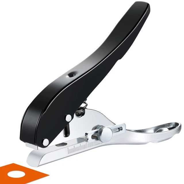 Hole Punch 3/8 inch-10mm Single Hole Punch,Heavy Duty Hole Puncher Single