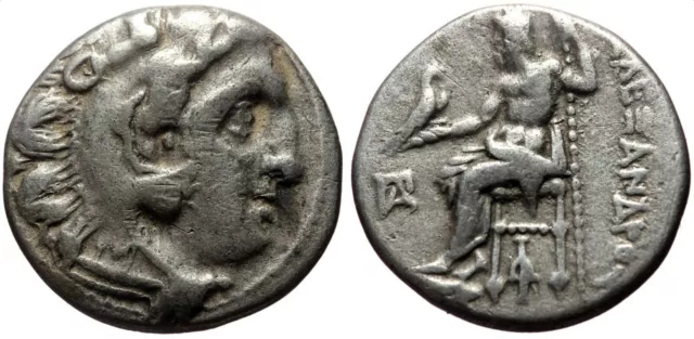 Monete Greche. Moneta greca antica autentica. Dracma. Argento 3