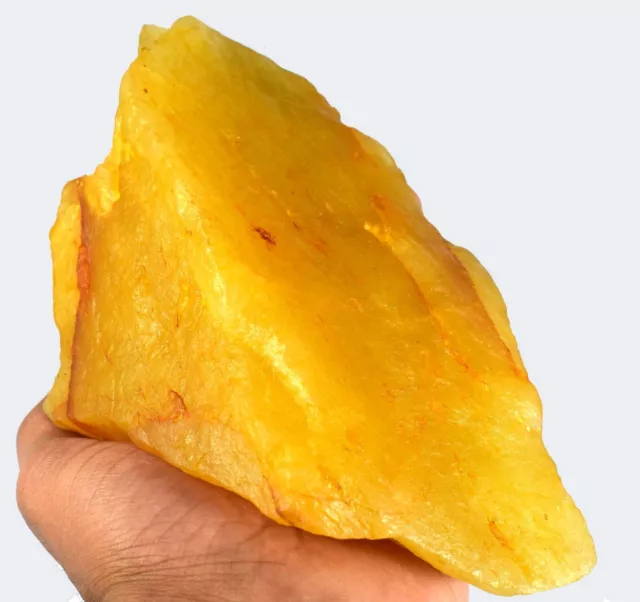 5116 CT / 160 MM Naturel Madagascar Jaune Saphir Pierre Précieuse Certifié F710