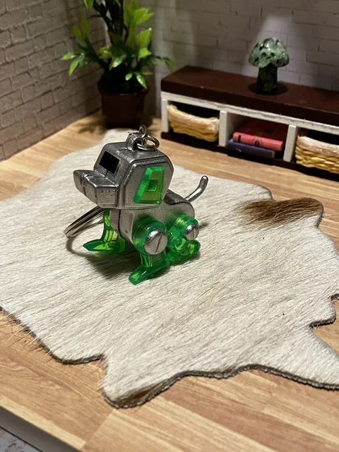 Vintage ROBOT DOG Not Working Keychain Key Ring