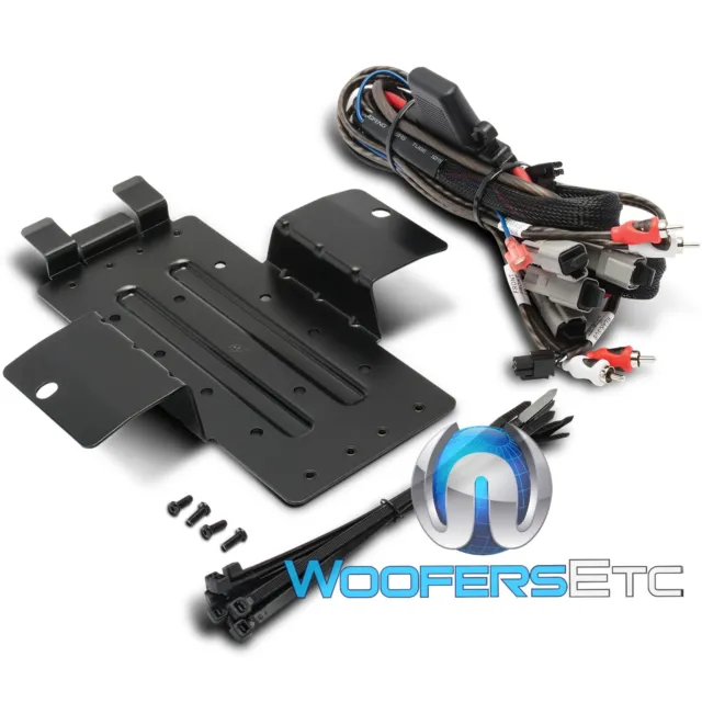 Rockford Fosgate Rfyxz-K8 Amp Kit And Mounting Plate For Select Yxz Models New 2