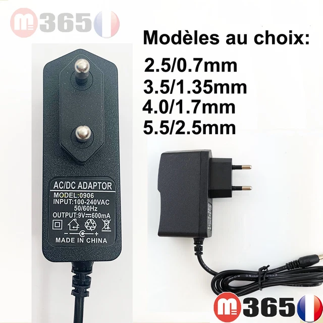 Adaptateur Secteur AC/DC EU/US 5V 1000mA" - Test Et Avis