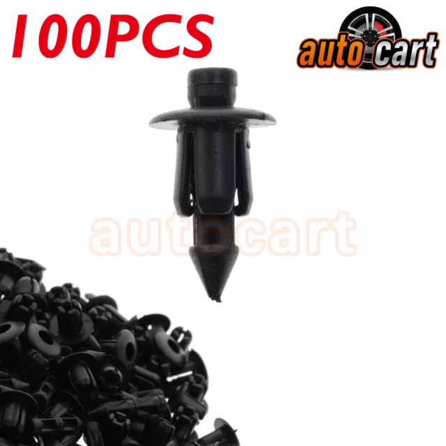 100x ATV Fairing Fender Clip Rivet For 6mm Honda CBR600F4i CBR600RR CBR929RR