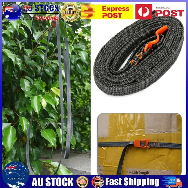Buckle Tie-Down Belt Car Cargo Strap Ratchet Luggage Lashing Belts (Orange) AU