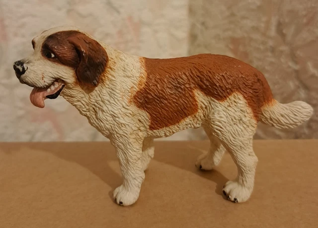 Schleich SAINT BERNARD Male Adult St 2008 Dog Figure 16379 Retired Toy