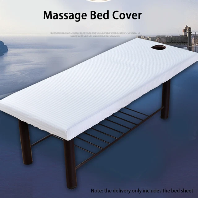 Bedding With Face Hole Massage Bed Cover Spa Full Wrap Table Sheet Cotton Blend