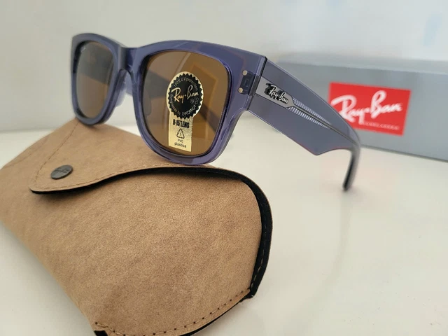 Gafas de sol Ray Ban RB0840S 668073 MEGA WAYFARER Blue Colorblock New