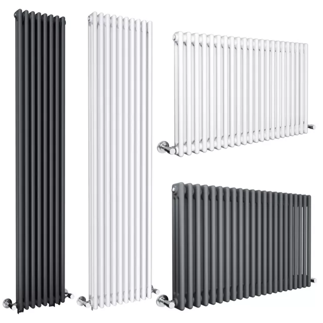 Traditional Radiator 2 3 Column Cast Iron Style Vintage Rad For Bathroom Kitchen