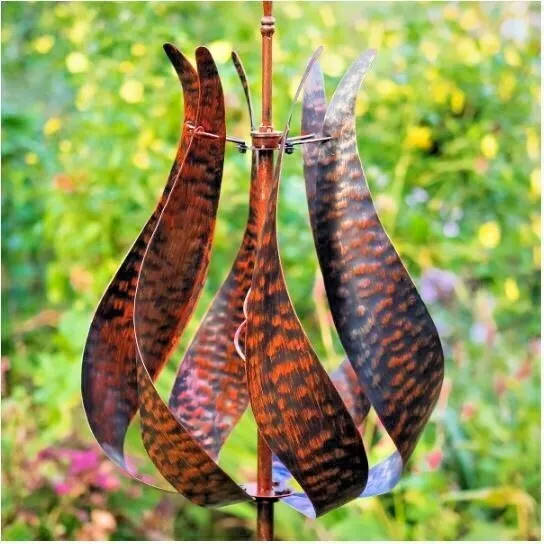 Jonart Designs- Jubilee Burnished Gold Finish Wind Sculpture WINDSPINNER Sp407