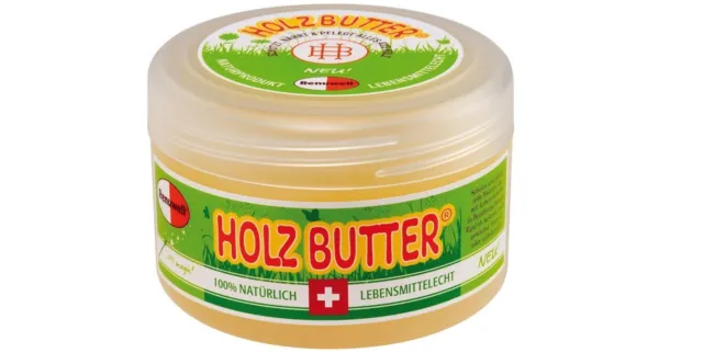 Renuwell Holz-Butter Möbelpflege Holzpflege 100% Lebensmittelecht 250 ml