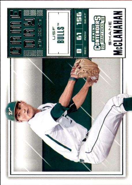 2018 Panini Contenders Draft Picks Baseball Game Day Tickets #2 Shane McClanahan