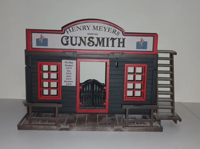 Playmobil Western Henry Mayers Gunsmith Westernhaus CUSTOM TOP : ACW