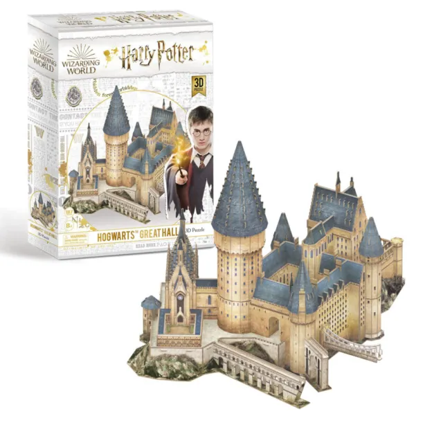 3D Puzzle Harry Potter Hogwarts™ Great Hall Die Große Halle 187 Teile 53cm - NEU