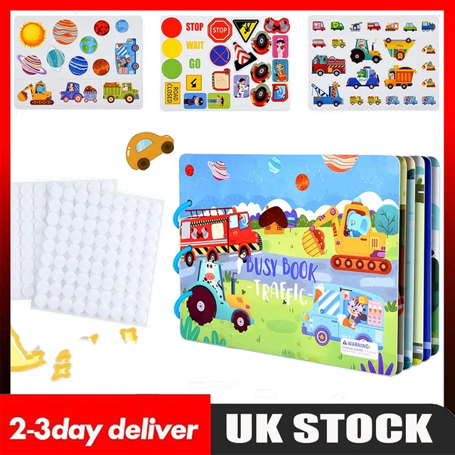 Montessori Quiet Book for Toddlers Montessori Preschool Educational Busy Book