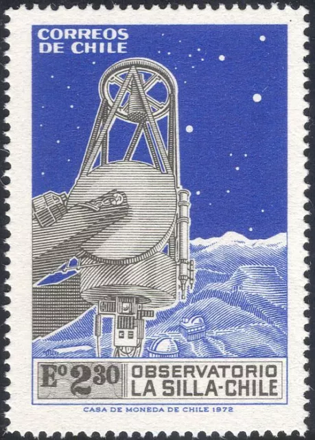 Chile 1973 Space/Astronomy/Science/Telescope/Stars/Observatory 1v (n29813)