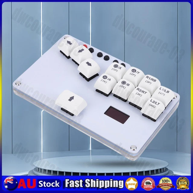 MINI HITBOX KEYBOARD OLED Display 1ms Delay for Android 10/PS4/Steam/PC ...