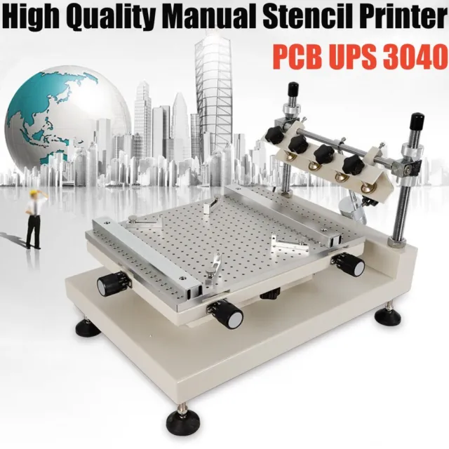 High Precision Solder Printer 3040 Solder Paste Printer / Manual Stencil Printer
