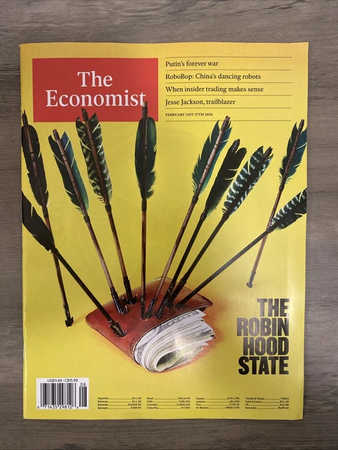 THE ECONOMIST WEEKLY Magazine (US) Issue February 2026/ THE ROBIN HOOD ...