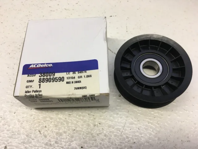 ACDelco OEM Accessory Belt Idler Pulley Lower for Chevy Avalanche Tahoe 88909590