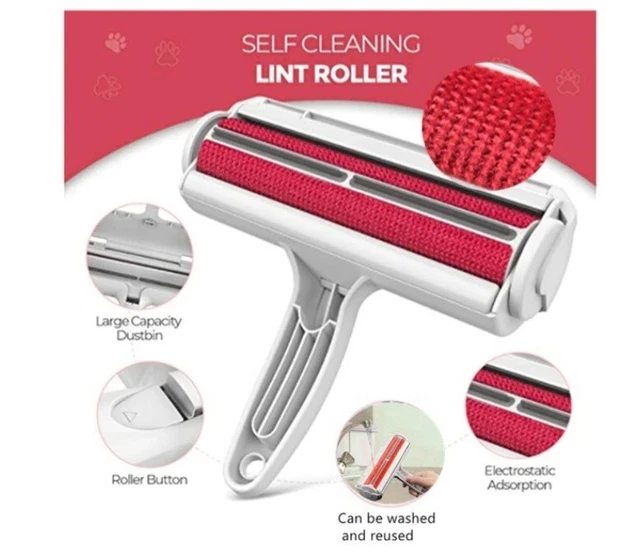 Pet hair remover lint roller