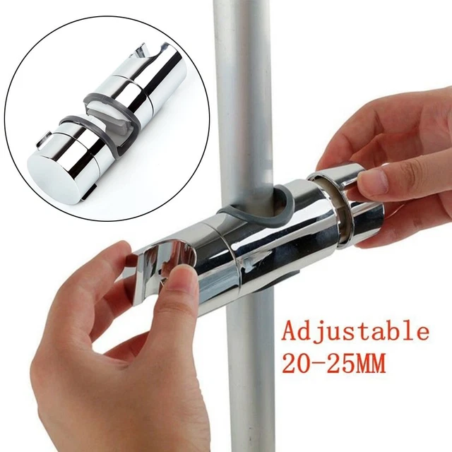 Ricambio conveniente soffione doccia cromato guida supporto scorrevole lunghezza regolabile