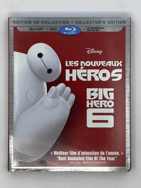 Big hero 6 - (2 discs) blu-ray / DVD with slipcover