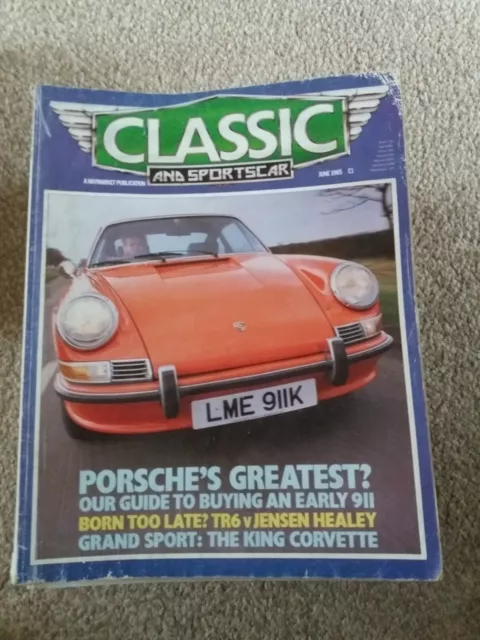 Classic and Sportscar Cars Magazine  June  1985