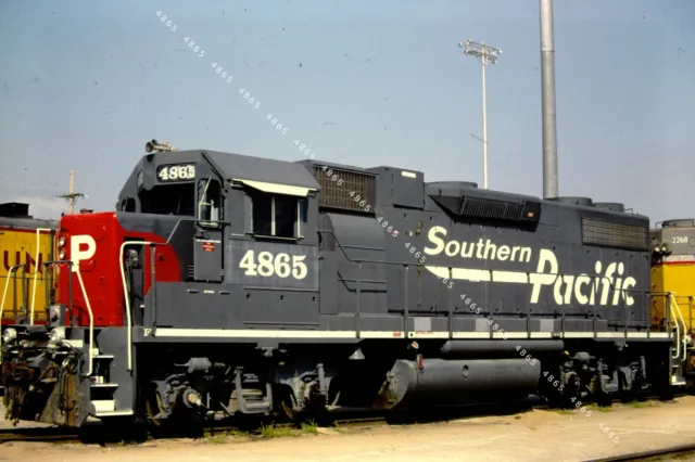 ORIGINAL SP Kodachrome rail slide 🔺Southern Pacific GP38-2 #4865
