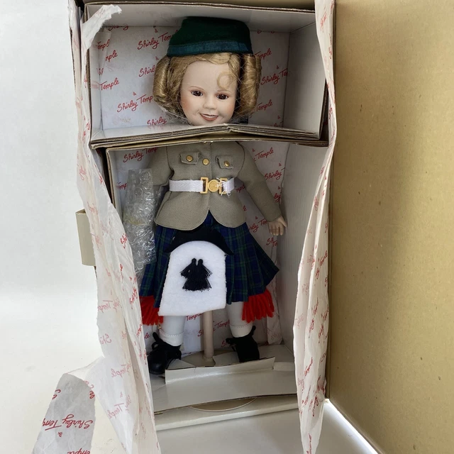 SHIRLEY TEMPLE Wee Willie Winkie Danbury Mint 14" Dolls Of Silver Screen Box 2