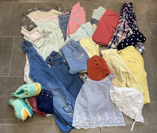 Fantastic Baby toddler girl spring summer clothes bundle 12-18months