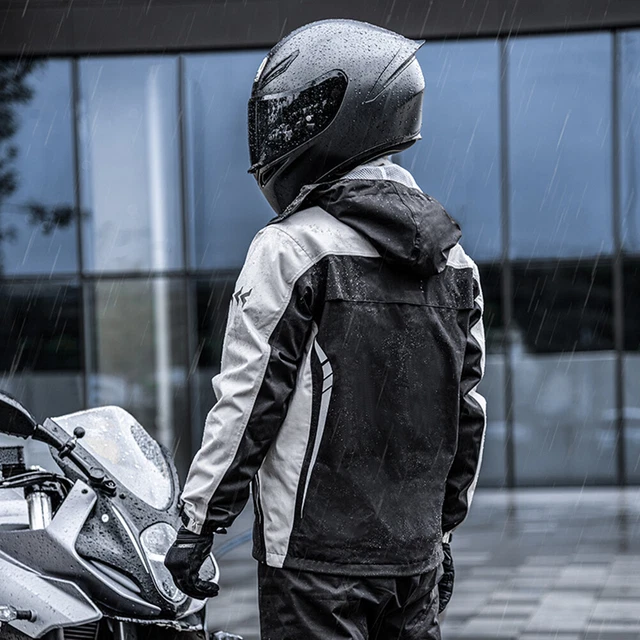 SULAITE impermeabile traspirante tuta antipioggia per motociclismo (XXL) -de