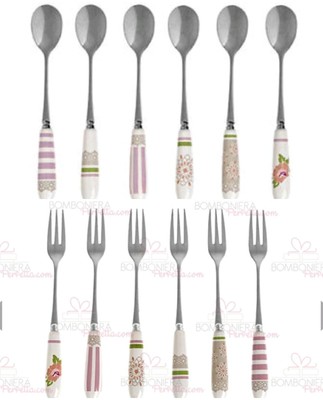 Brandani Set Sei Forchettine Peonia Brandani 53258 