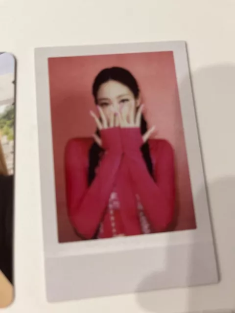 JENNIE Official Photocard BLACKPINK Album BORN PINK Kpop Authentic