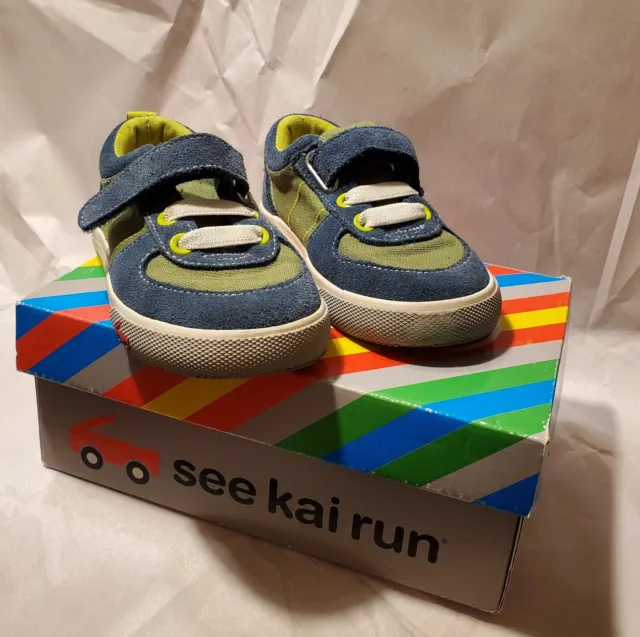 see kai run sneakers size 7, new in original packaging, boys or unisex