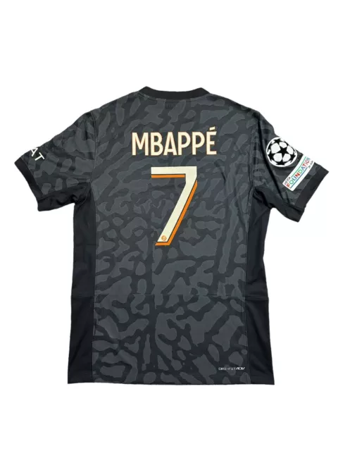 Jordan PSG Third 2023/24 Shirt DRI FIT ADV UCL MBAPPE Mens Medium