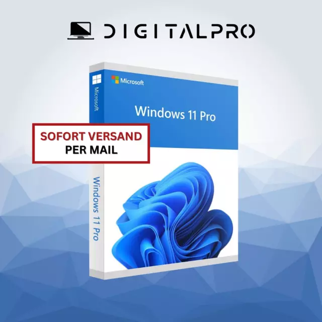 Microsoft Windows 11 Pro Key Vollversion sofortiger Mail Versand