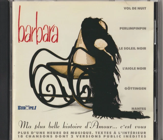BARBARA - MA plus belle histoire d'Amour... c'est vous - Cd original ...