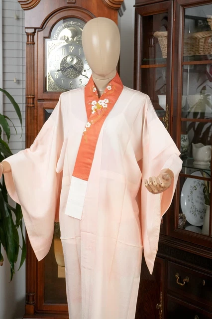 Dear Vanilla Japanese Juban Undergown Women's Kimono Genuine Vintage Mint 2