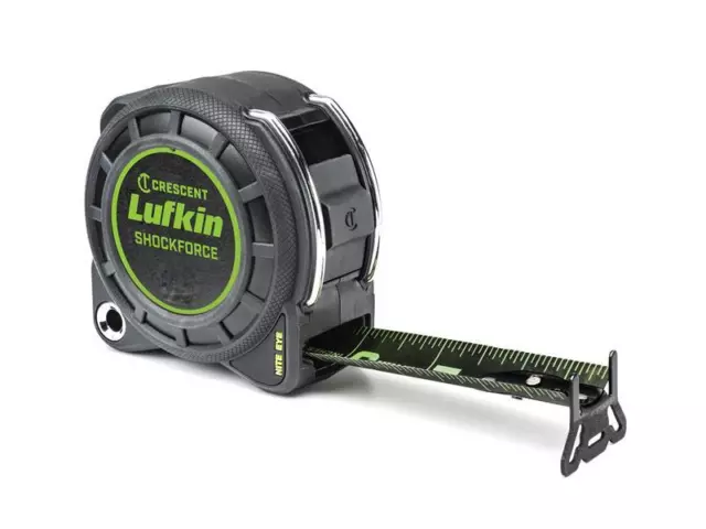 Crescent Lufkin Shockforce Noche Ojo Doble Cara Cinta 5m (Ancho 30mm) (Métrico O